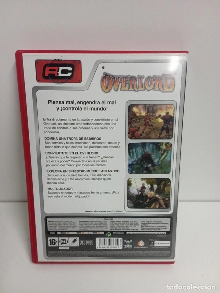 Videojuegos y consolas: Overlord PC (edici&oacute;n espa&ntilde;ola) - Foto 2