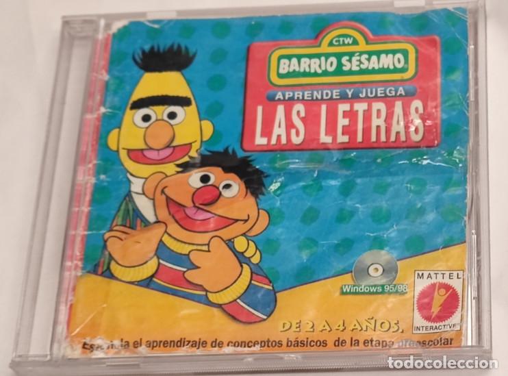 Videojuegos y consolas: BARRIO SESAMO, APRENDE Y JUEGA, LAS LETRAS, CD ROM - Foto 1