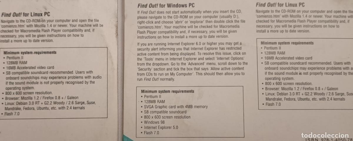 Videojuegos y consolas: FIND OUT N&ordm; 5 Y 6, CD ROM, MACMILLAN - Foto 3