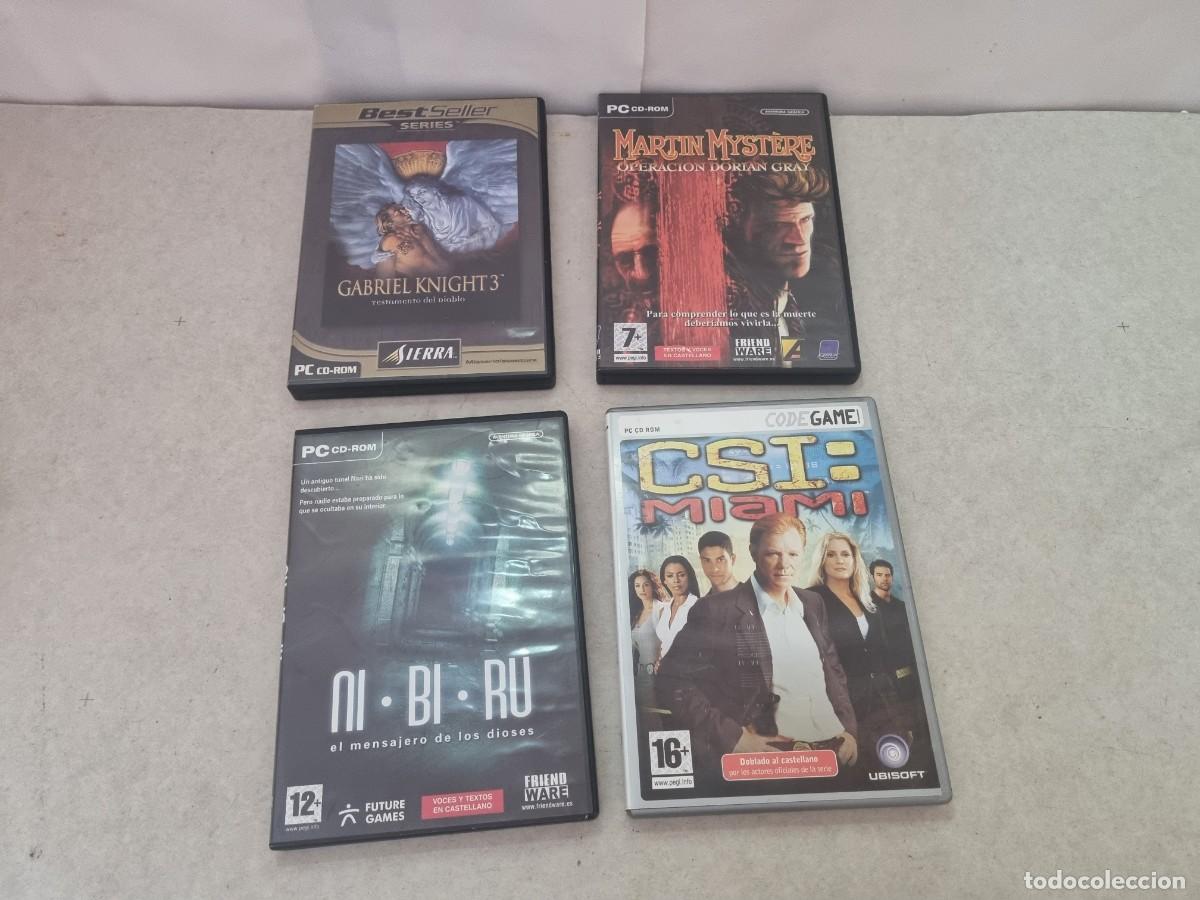 Videojuegos y Consolas: Lote de 4 juegos para PC