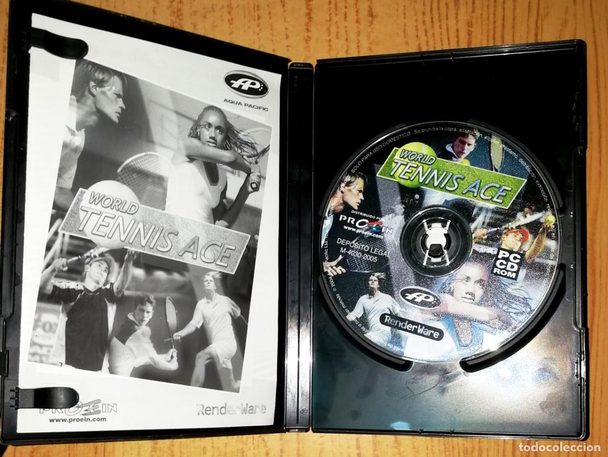 Videojuegos y consolas: PC CD-ROM. WORLD TENNIS ACE. - Aqua Pacific : Renderware, 2004 - Foto 2