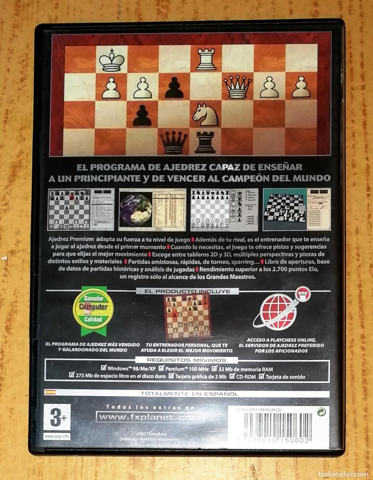 Videojuegos y consolas: PC CD-ROM. AJEDREZ PREMIUM : El programa de ajedrez del campe&oacute;n del mundo.- FX Interactive ChessBase - Foto 3