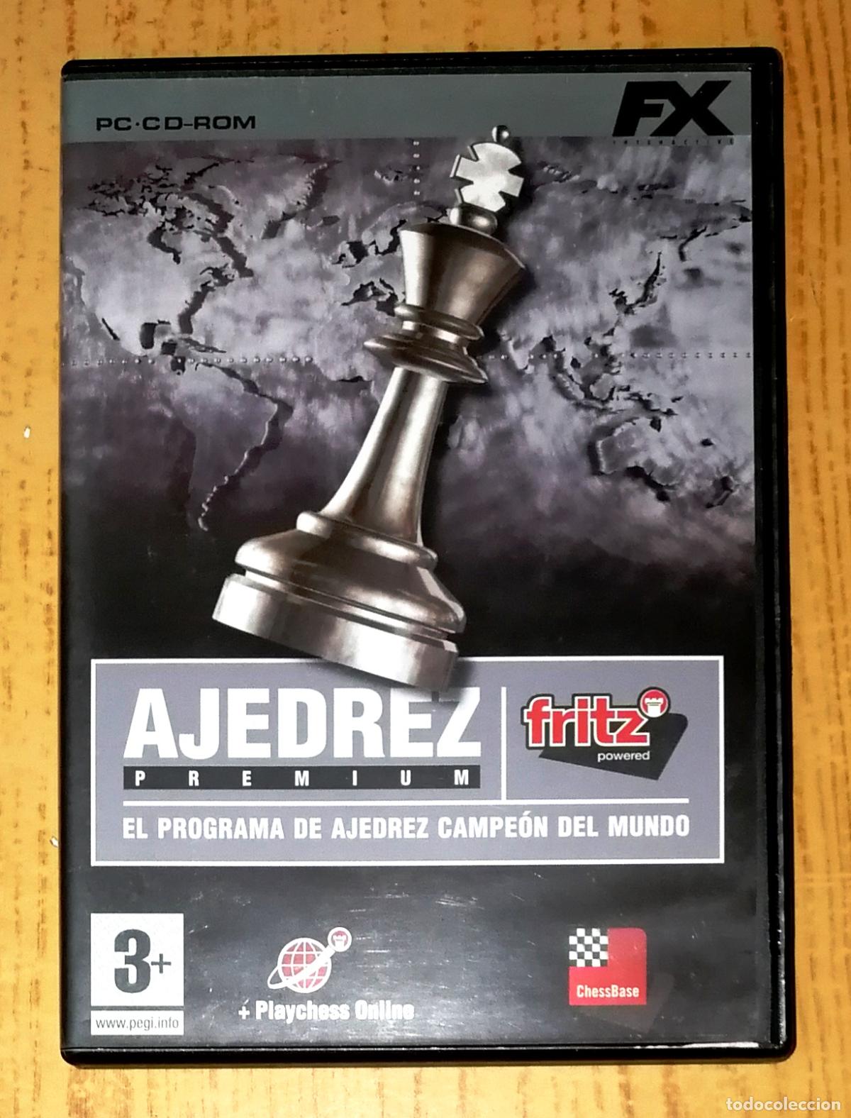 Videojuegos y Consolas: PC CD-ROM. AJEDREZ PREMIUM : El programa de ajedrez del campe&oacute;n del mundo.- FX Interactive ChessBase