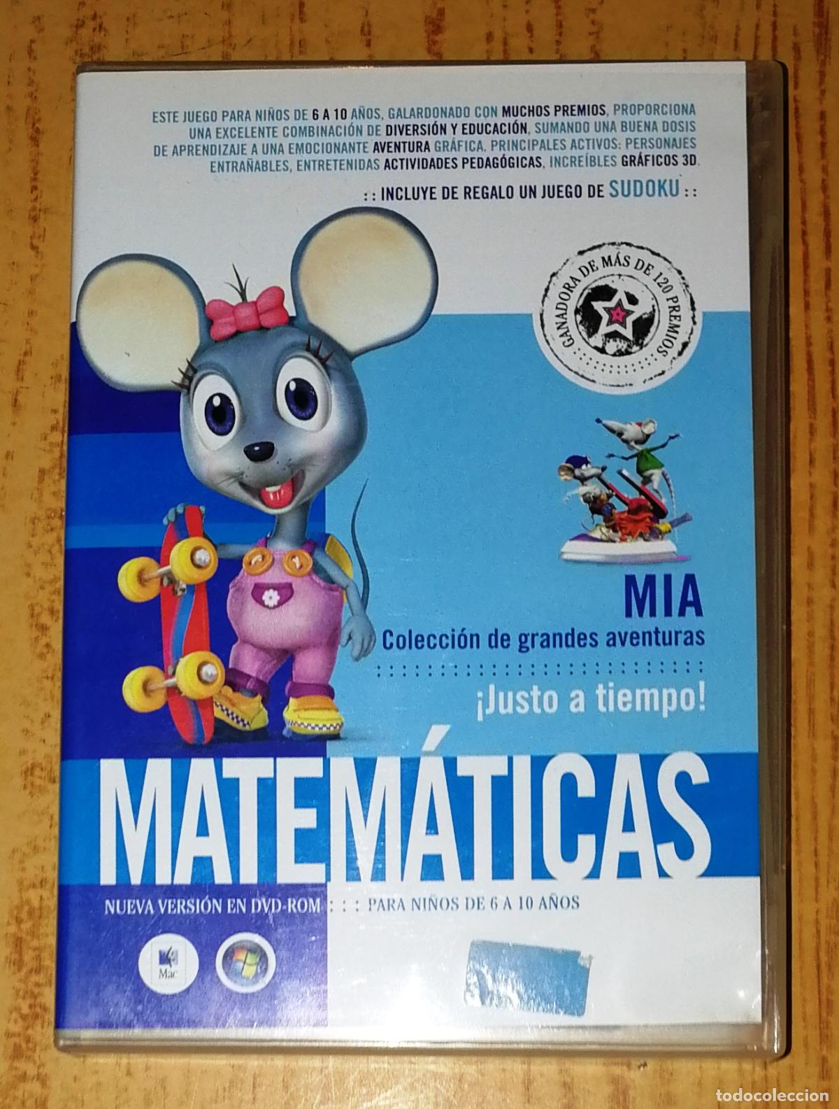 Videojuegos y Consolas: PC DVD-ROM. MIA MATEM&Aacute;TICAS : &iexcl;Justo a tiempo! De 6 a 10 a&ntilde;os. - Kutoka Interactive, 2007