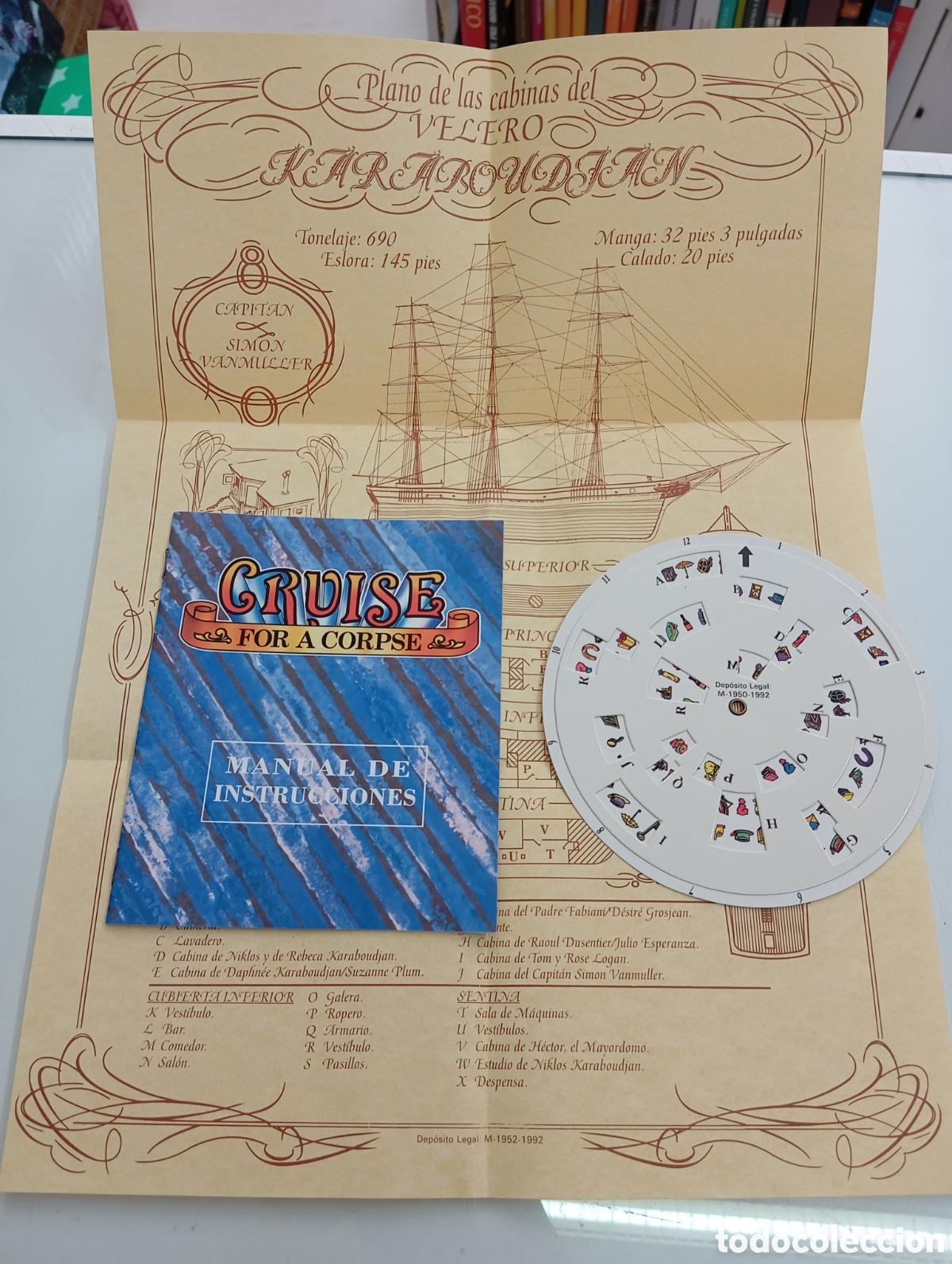 Videojuegos y Consolas: Cruise for a Corpse de ERBE 1992 ACCESORIOS DEL JUEGO PC IBM ERBE COMMODORE AMIGA 500