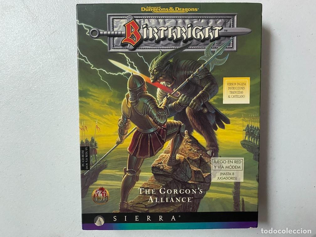 Videojuegos y Consolas: BIRTHRIGHT - PC Videojuego Caja grande cart&oacute;n Big Box