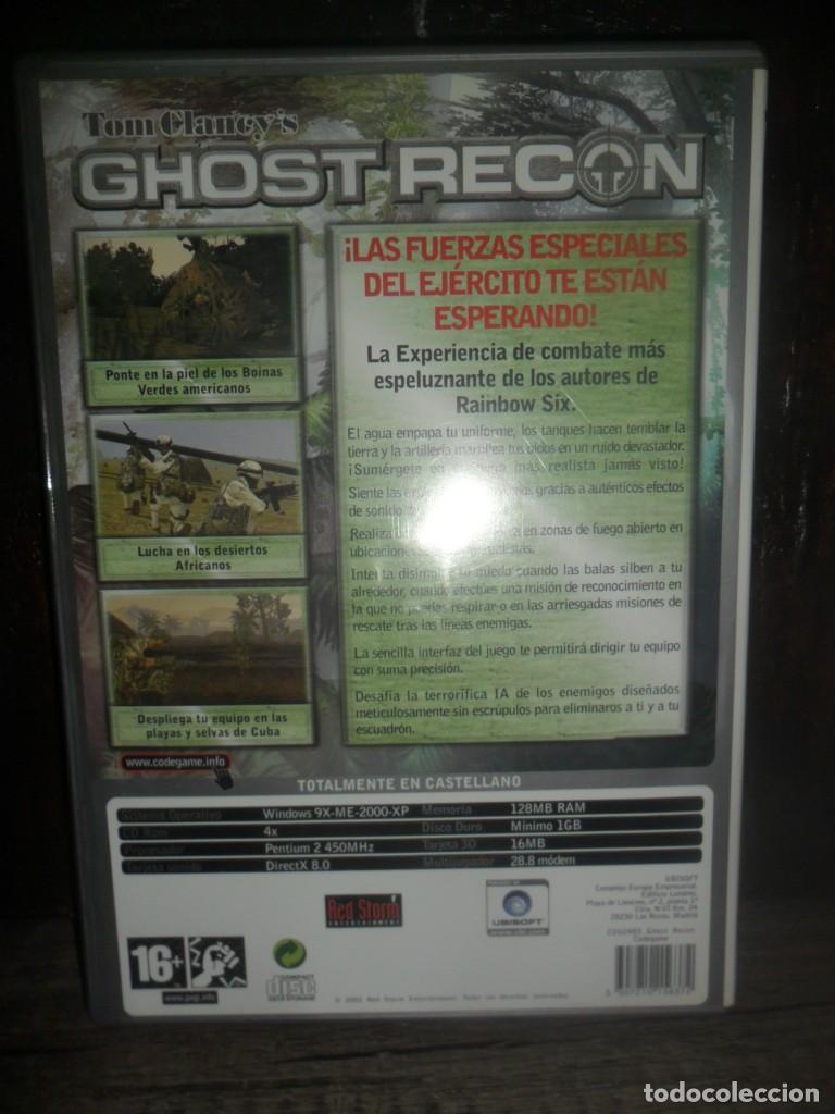 Videojuegos y consolas: 076- Juego PC 3xCd-rom, Ghost Recon PC (Edici&oacute;n Especial CodeGame) + 2 Expansiones - &iexcl;Como Nuevo! - Foto 2