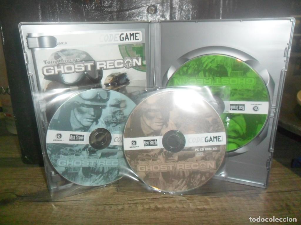 Videojuegos y consolas: 076- Juego PC 3xCd-rom, Ghost Recon PC (Edici&oacute;n Especial CodeGame) + 2 Expansiones - &iexcl;Como Nuevo! - Foto 3