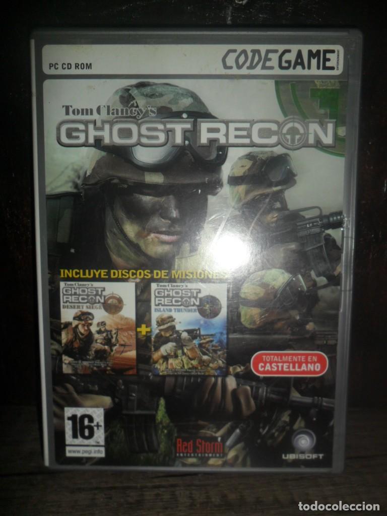 Videojuegos y consolas: 076- Juego PC 3xCd-rom, Ghost Recon PC (Edici&oacute;n Especial CodeGame) + 2 Expansiones - &iexcl;Como Nuevo! - Foto 1