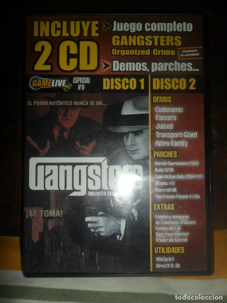 Videojuegos y Consolas: 089- Juego PC CD-Rom, Gangsters: Organized Crime PC - Edici&oacute;n GameLive n&ordm;6 Impecable