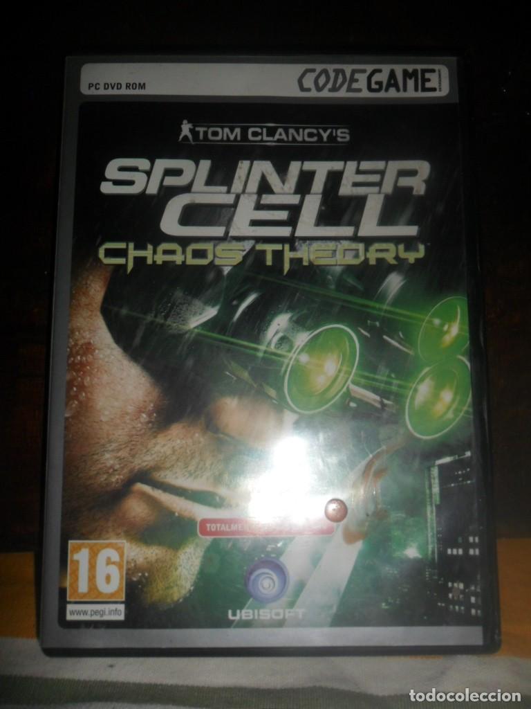 Video Games and Consoles: 092- Juego PC DVD-Rom, Splinter Cell Chaos Theory PC estado coleccionista