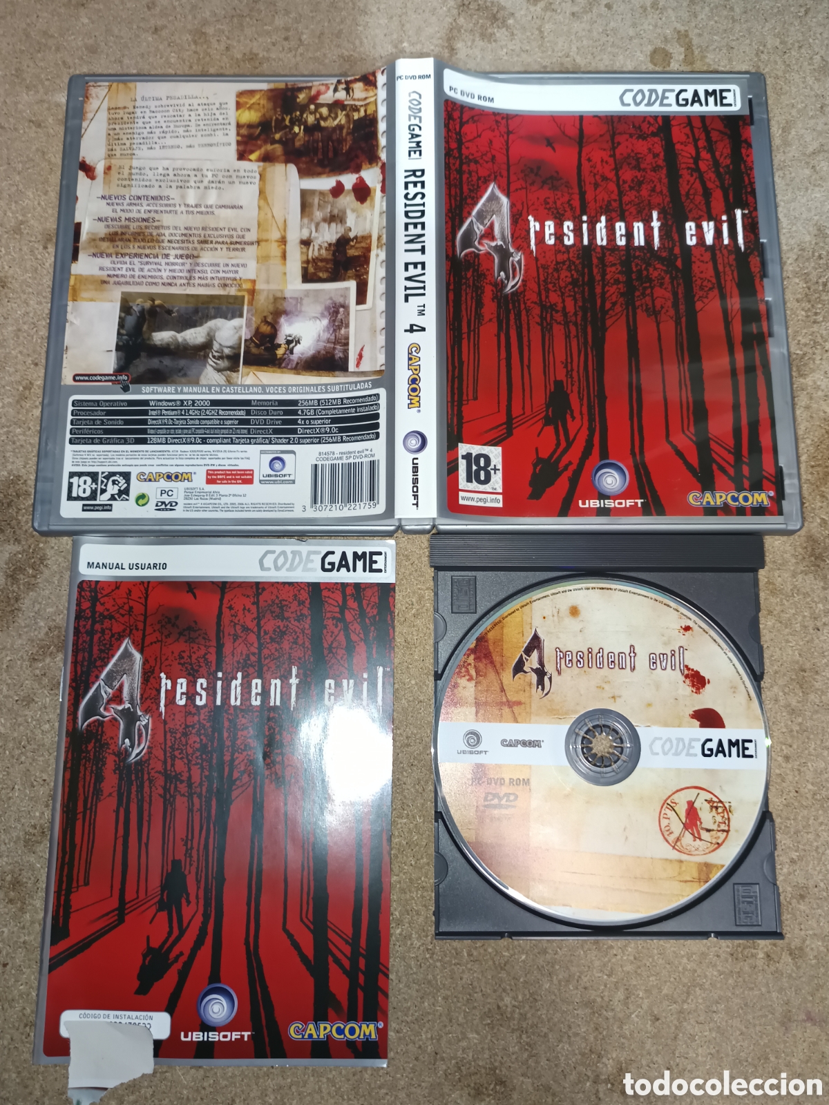 Videojuegos y Consolas: PC DVD RESIDENT EVIL 4 PAL ESP COMPLETO