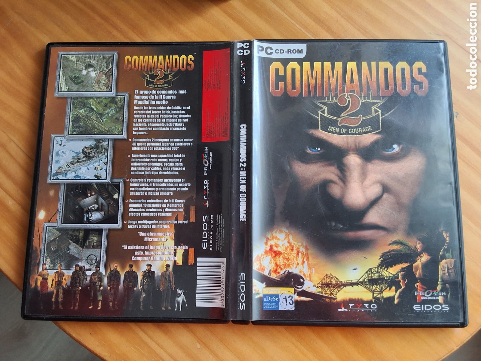 Videojuegos y Consolas: Commandos 2 juego para PC incluye 3 discos y manual