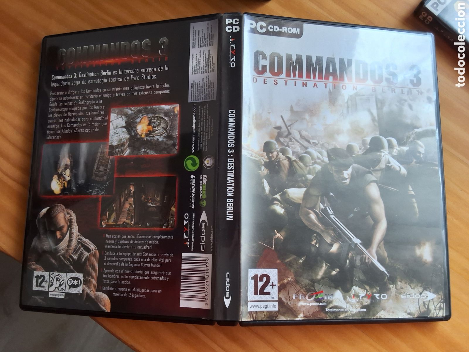 Videojuegos y Consolas: Commandos 3 destinaci&oacute;n Berl&iacute;n juego para PC incluye 3 discos manual y teclado aceso rapido