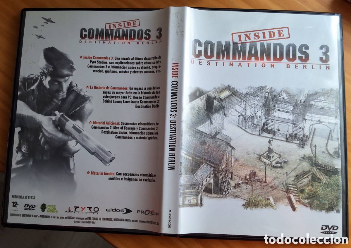 Videojuegos y consolas: Commandos 3 destination Berl&iacute;n INSIDE juego para PC - Foto 1