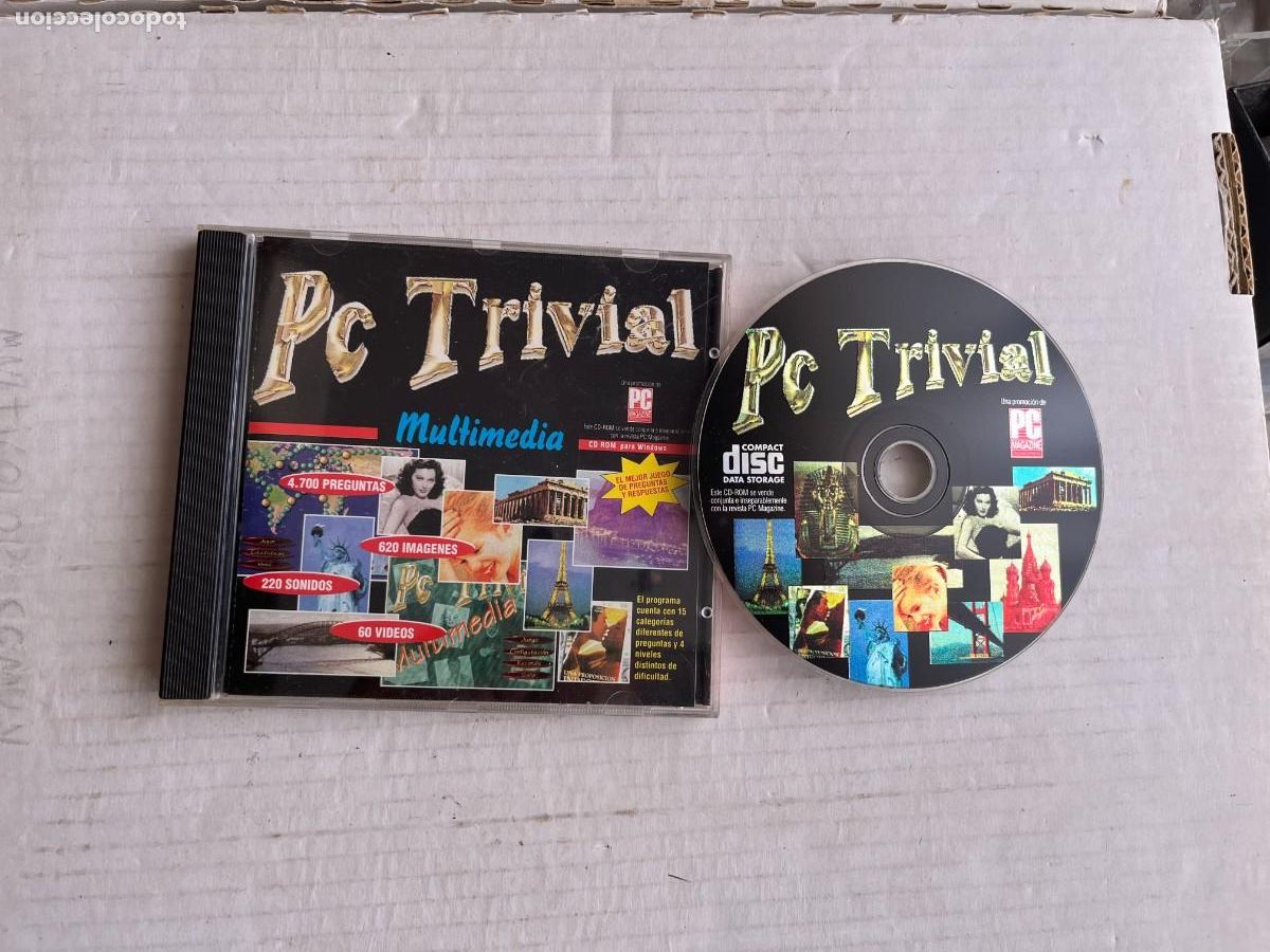 Videojuegos y consolas: PC TRIVIAL MULTIMEDIA - CD ROM KREATEN - Foto 1