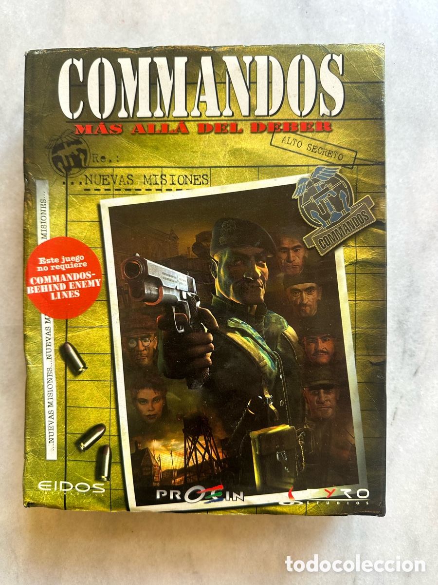Videojuegos y consolas: Commandos M&aacute;s All&aacute; del Deber Caja Grande Big Box PC - Foto 5
