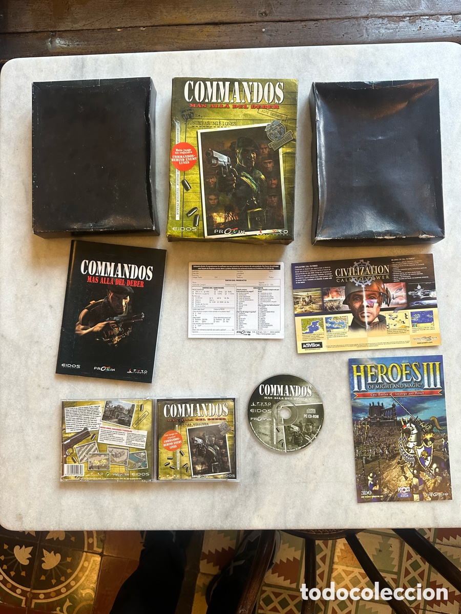 Videojuegos y Consolas: Commandos M&aacute;s All&aacute; del Deber Caja Grande Big Box PC