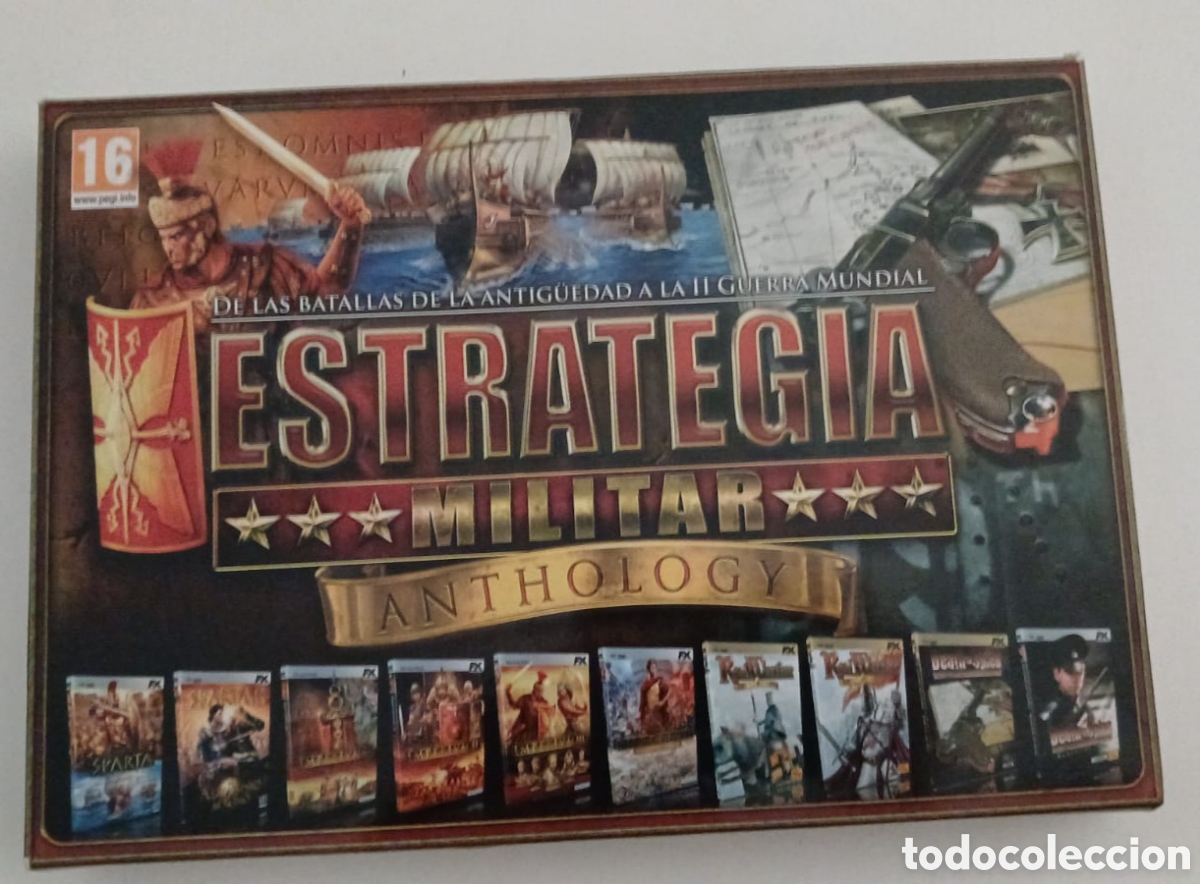 Videojuegos y Consolas: ESTRATEGIA MILITAR ANTHOLOGY / SPARTA / IMPERIUM / REAL WARFARE / DEATH TO SPIES