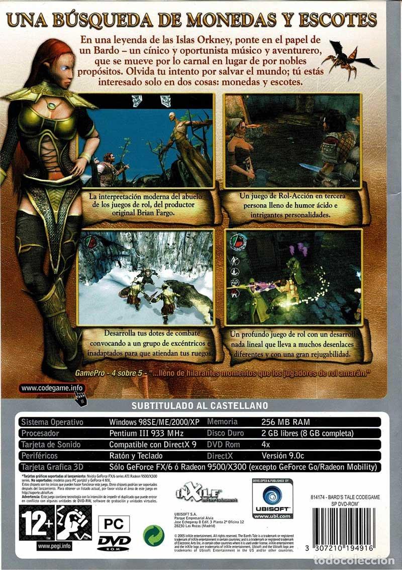 Videojuegos y consolas: Bards Tale. PC - Foto 3