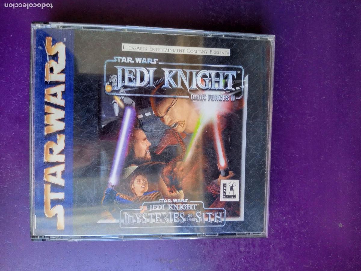 Jeux Vid&eacute;o et Consoles: STAR WARS - JEDI KNIGHT DARK FORCES - TRIPLE CD PC CD-ŔOM - LUCAS ARTS - WINDOWS 95 - SIN APENAS USO