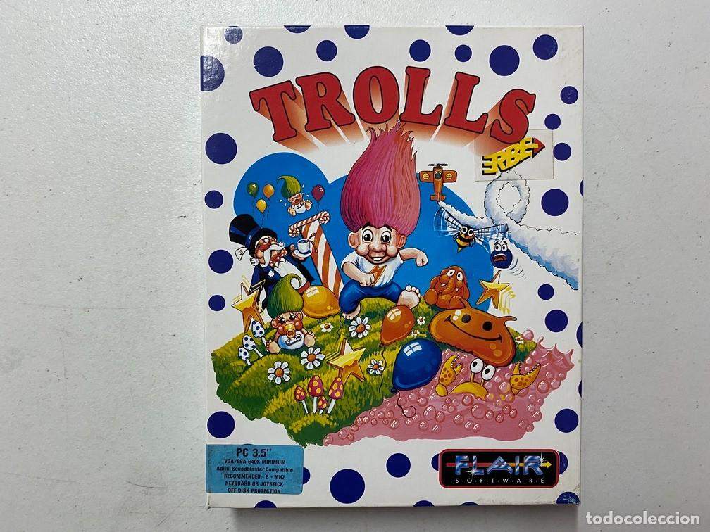 Videojuegos y Consolas: TROLLS - PC Videojuego Caja grande cart&oacute;n Big Box