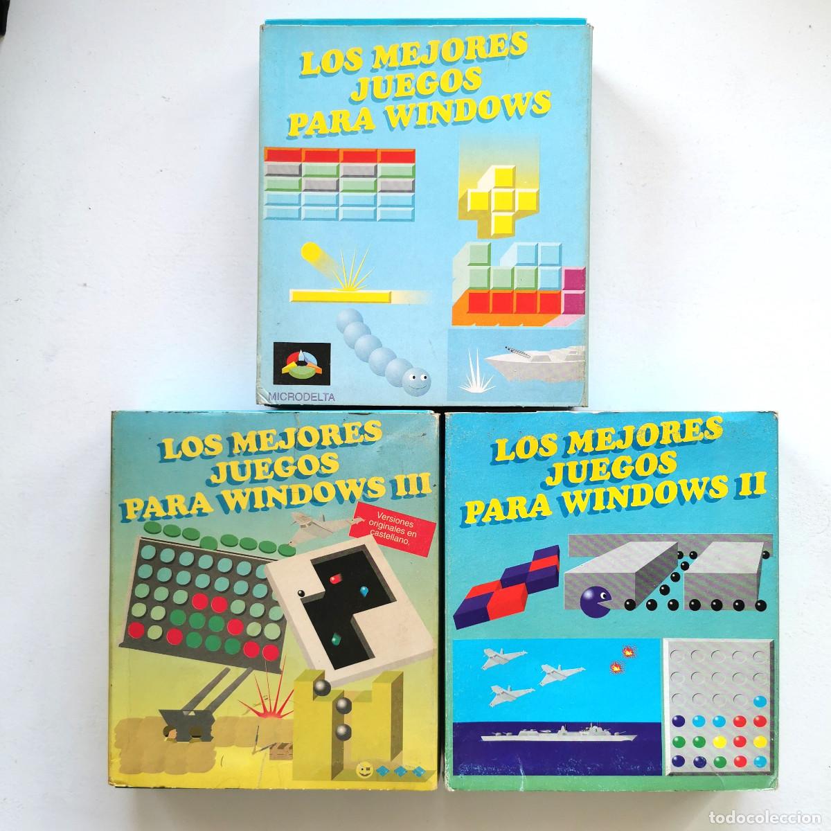 Videojuegos y Consolas: Lote Los Mejores Juegos para Windows I II III Microdelta disquete PC retro