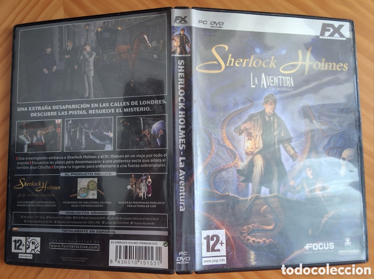Videojuegos y Consolas: Sherlock Holmes la aventura juego para PC