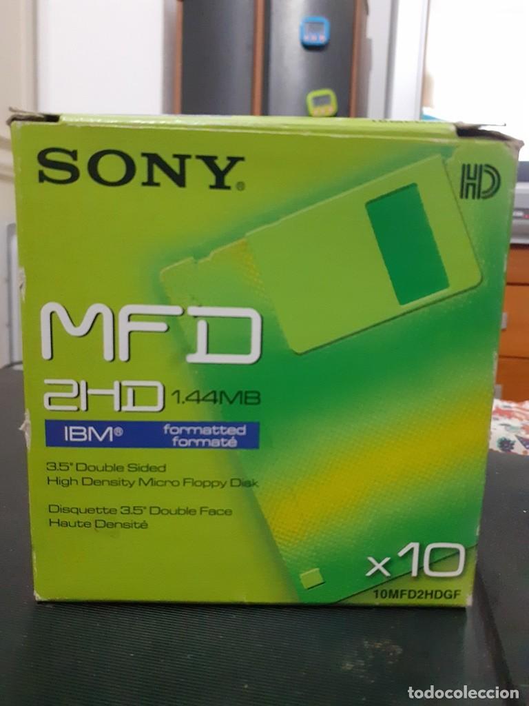 Videojuegos y Consolas: DISQUETTE SONY CAJA DE 10 - INFORMATICA VINTAGE COMPONENTES MEMORIA DISCOS DATOS PC
