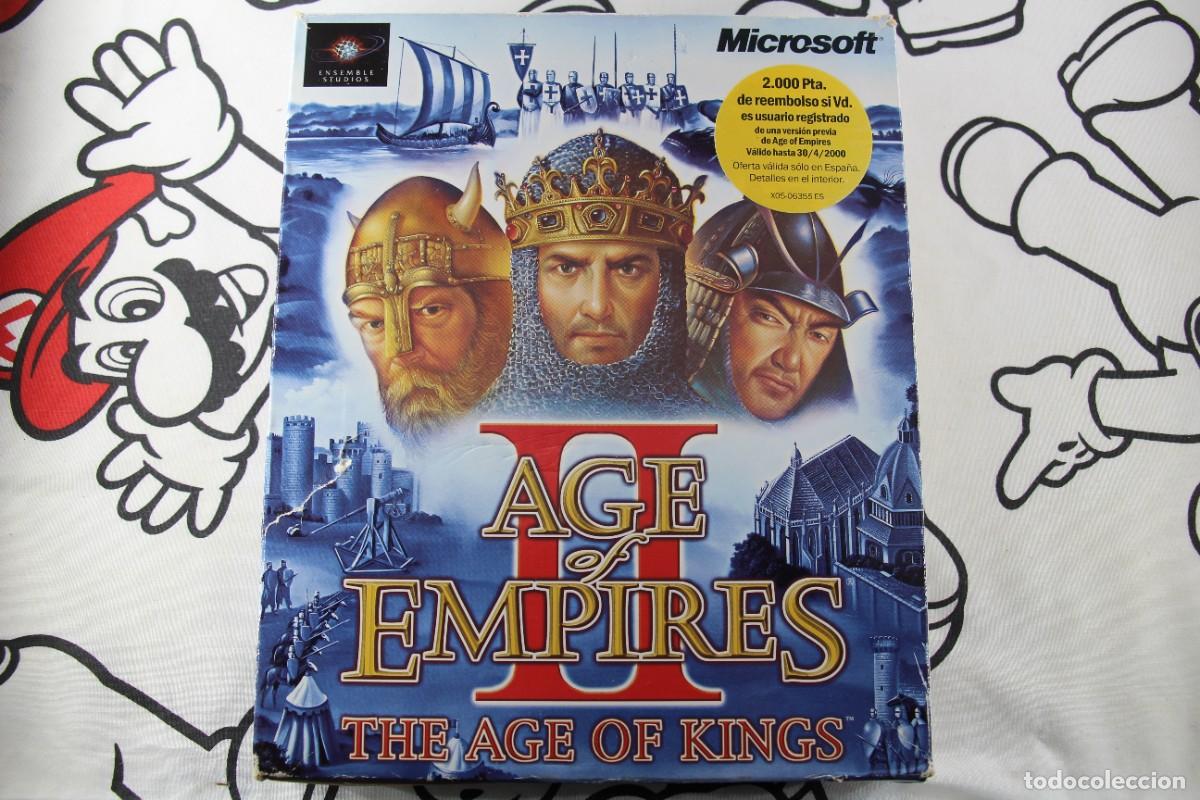 Videojuegos y Consolas: PC AGE OF EMPIRES II THE AGE OF KINGS BUEN ESTADO VERSION ESPA&Ntilde;OLA
