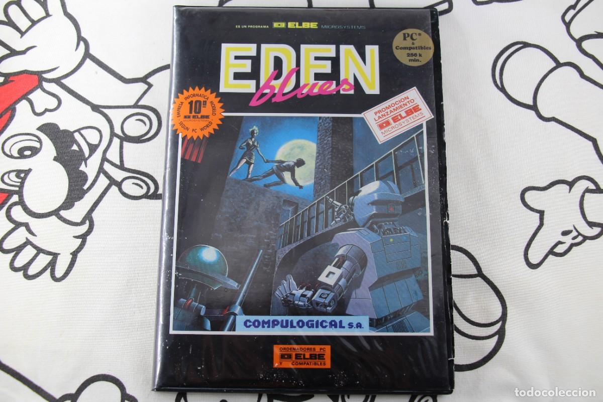 Videojuegos y Consolas: PC IBM 5 1/4 5,25 COMPULOGICAL EDEN BLUES MUY BUEN ESTADO