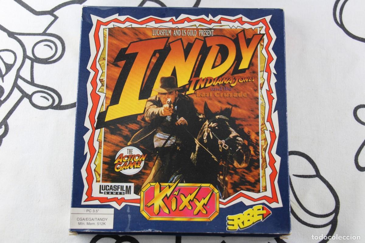 Videojuegos y Consolas: PC IBM 3,5 ERBE INDY INDIANA JONES Y LA ULTIMA CRUZADA MUY BUEN ESTADO