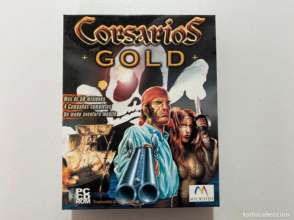 Videojuegos y Consolas: Corsarios GOLD - PC Videojuego Caja grande cart&oacute;n Big Box