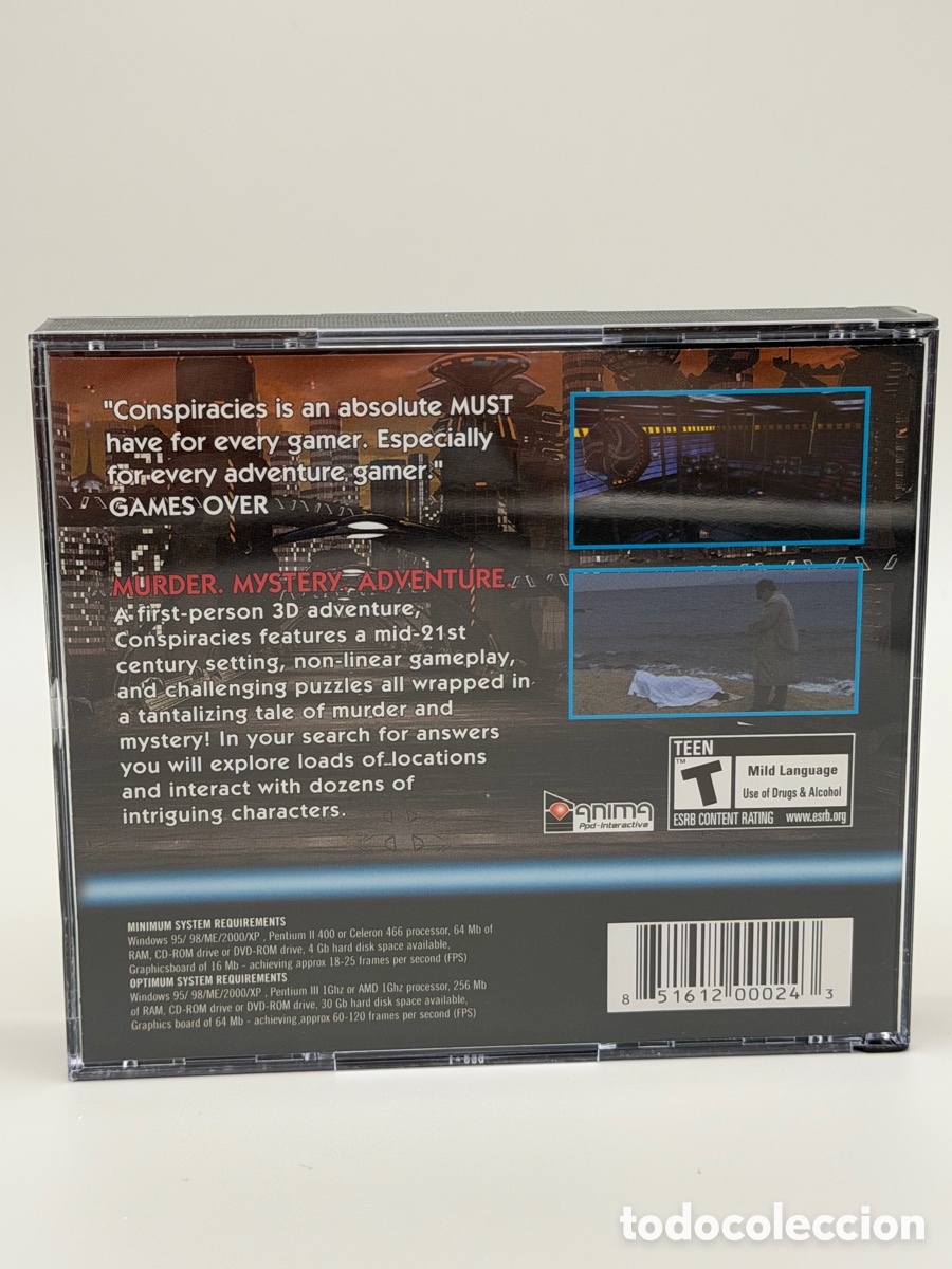 Videojuegos y consolas: Conspiracies (Murder, Mystery, Adventure) PC - Foto 2
