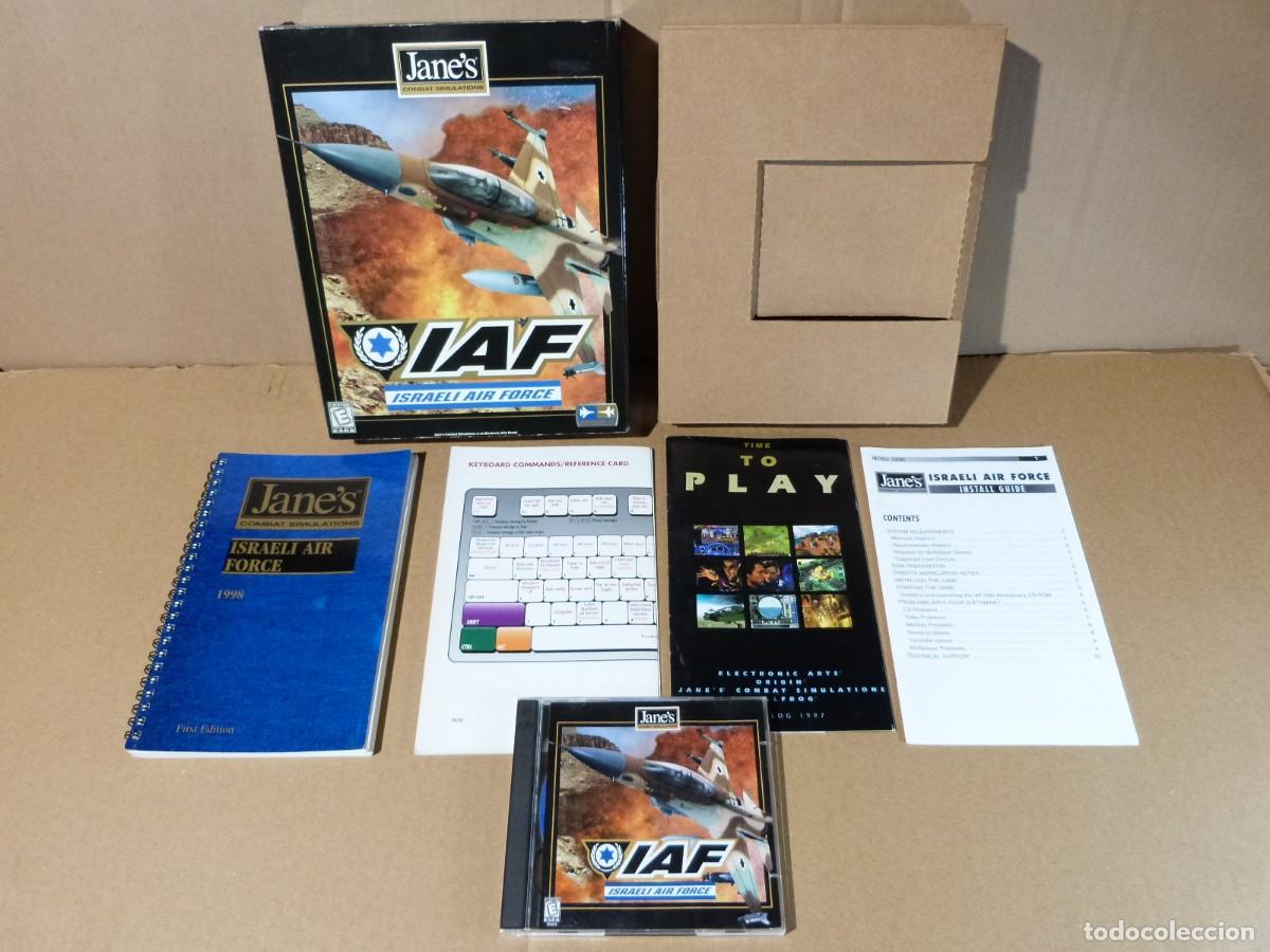 Videojuegos y Consolas: Juego de PC Janes IAF Israeli Air Force simulador de aviones para ordenador caja grande carton