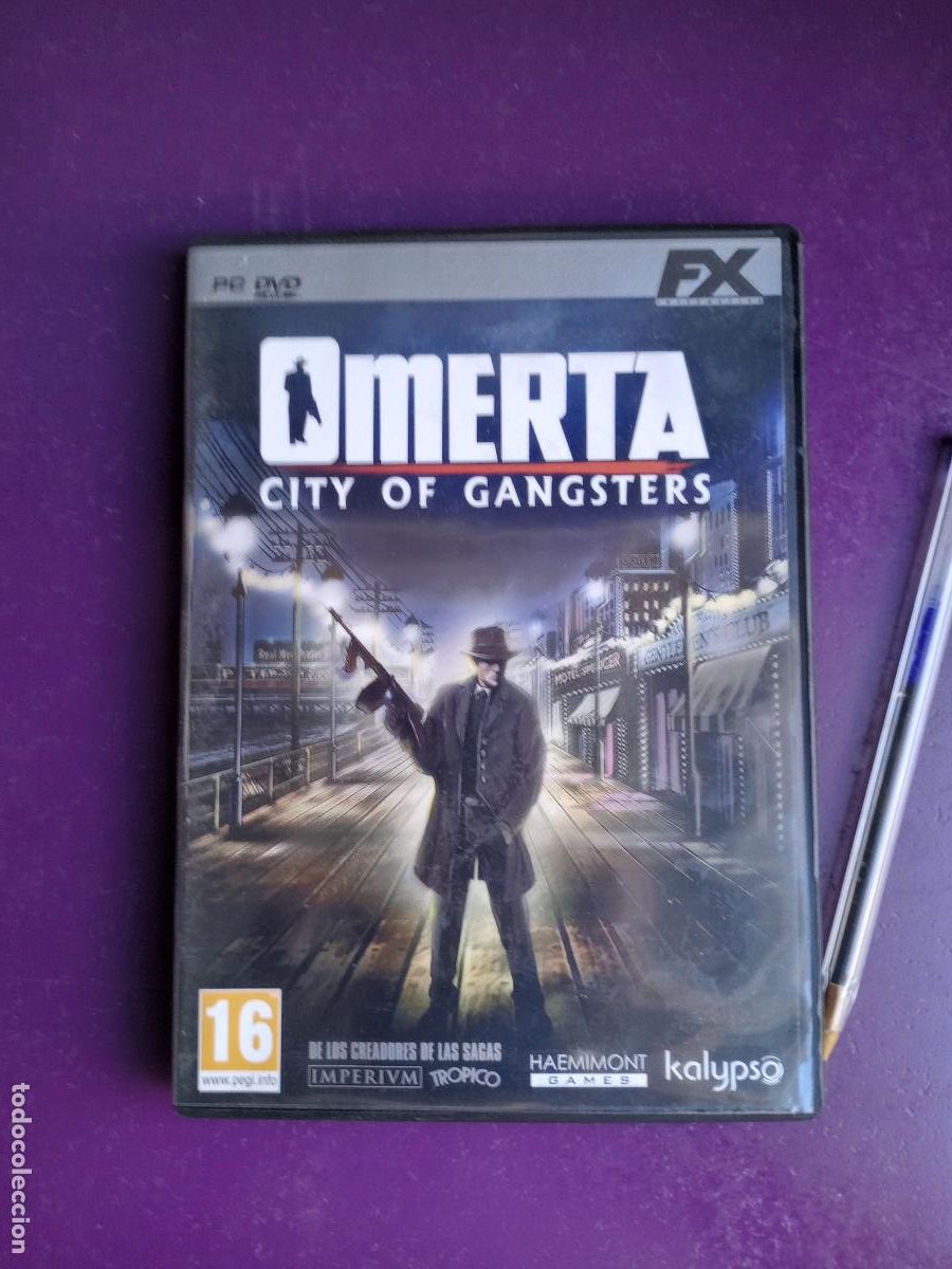 Videojuegos y Consolas: OMERTA . CITY GANGTERS / PC DVD ROM - HAEMIMONT - VIDEOJUEGO VINTAGE
