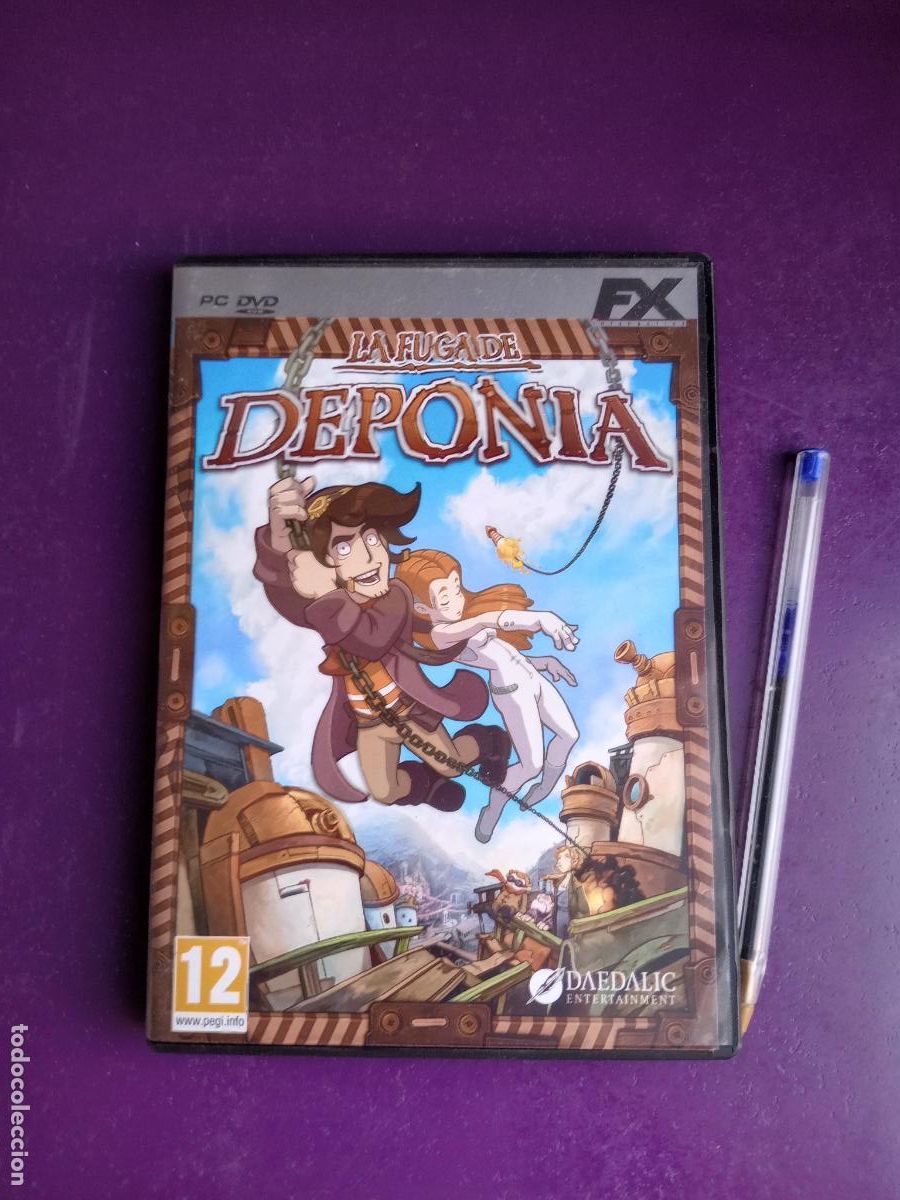 Videojuegos y Consolas: LA FUGA DE DEPONIA / PC DVD ROM - DAEDALIC - VIDEOJUEGO VINTAGE