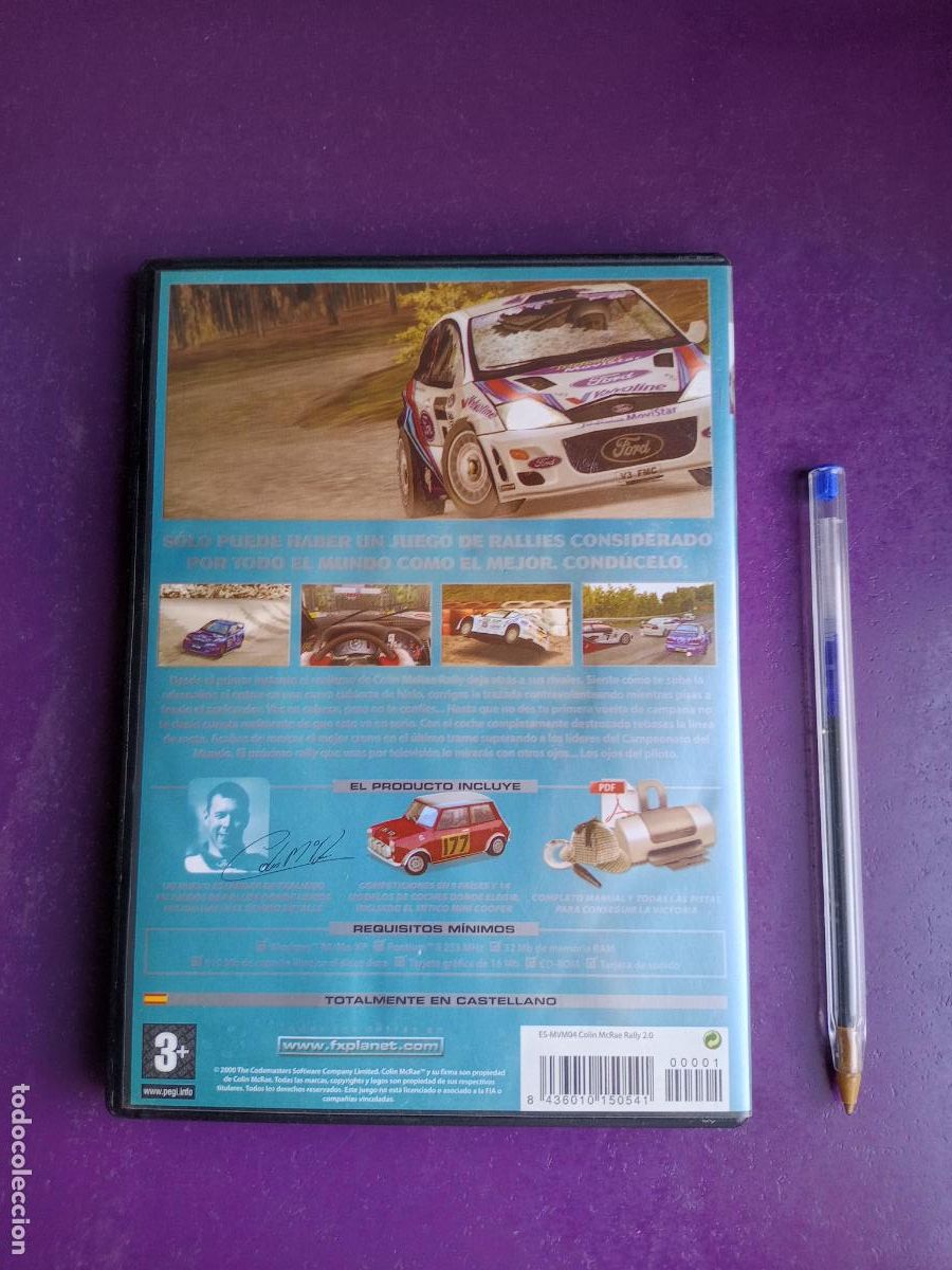 Videojuegos y consolas: COLIN McRAE RALLY / PC CD ROM - CODEMASTERS - VIDEOJUEGO VINTAGE - Foto 2