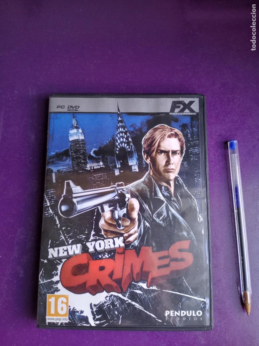 Videojuegos y Consolas: NEW YORK CRIMES / PC DVD FX - PENDULO - VIDEOJUEGO VINTAGE