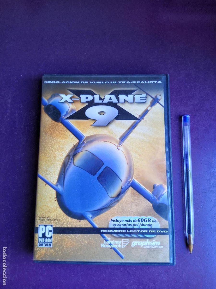 Videojuegos y Consolas: X PLANE - PC DVD ROM - LAMINAR - VIDEOJUEGO VINTAGE - SEIS DISCOS