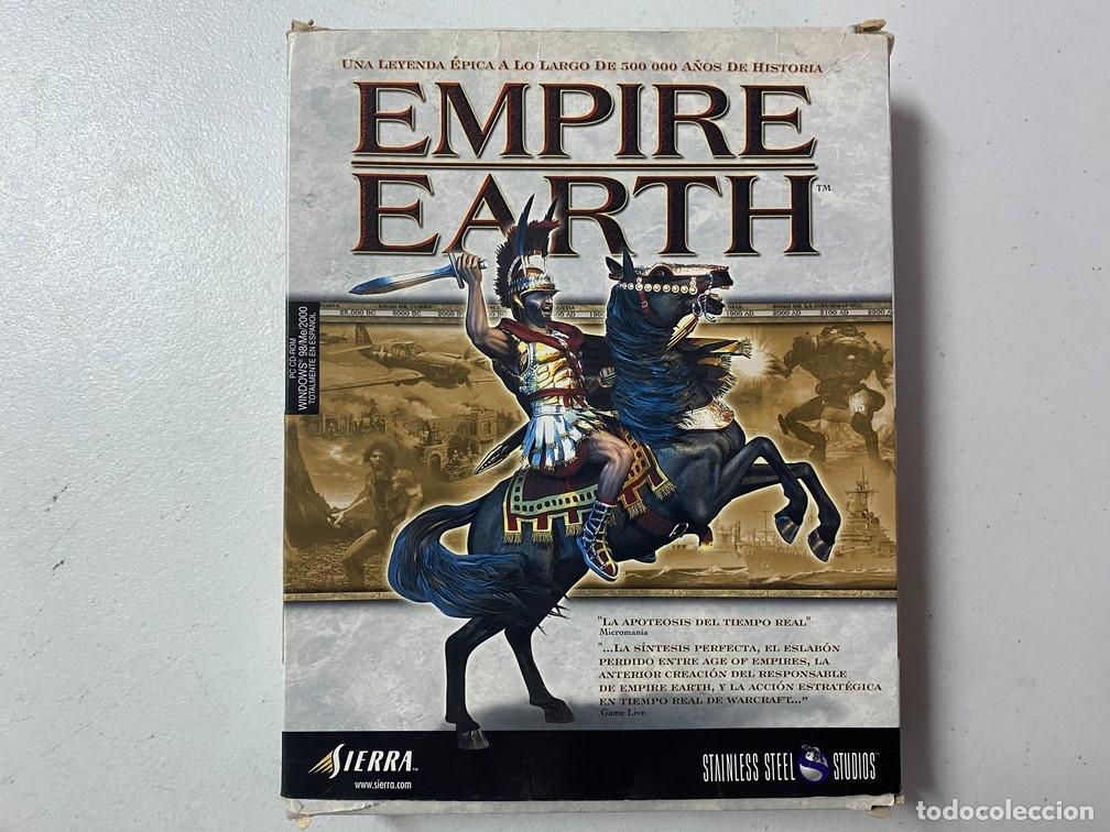 Videojuegos y Consolas: EMPIRE EARTH - PC Videojuego Caja grande cart&oacute;n Big Box