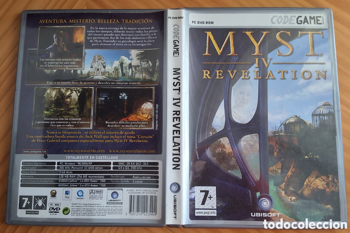 Videojuegos y Consolas: Myst IV revelation juego para PC incluye manual y 2 CDs