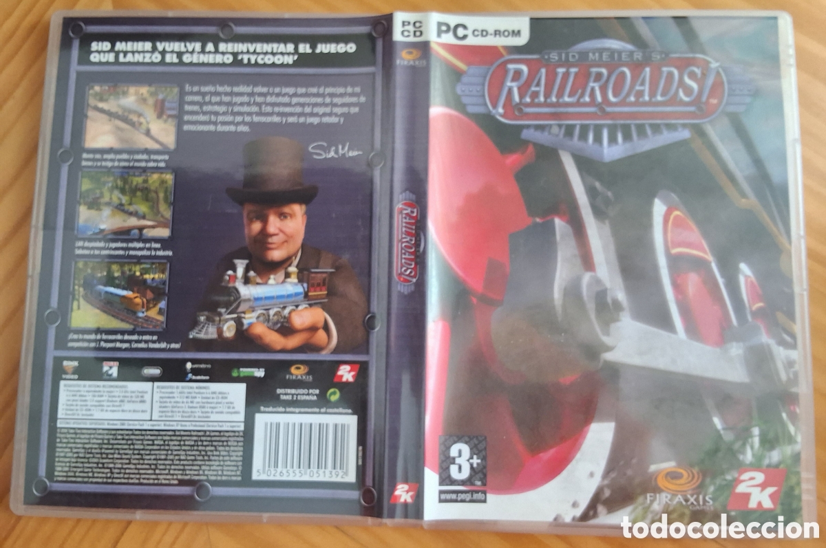Videojuegos y Consolas: Railroads juego para PC incluye manual