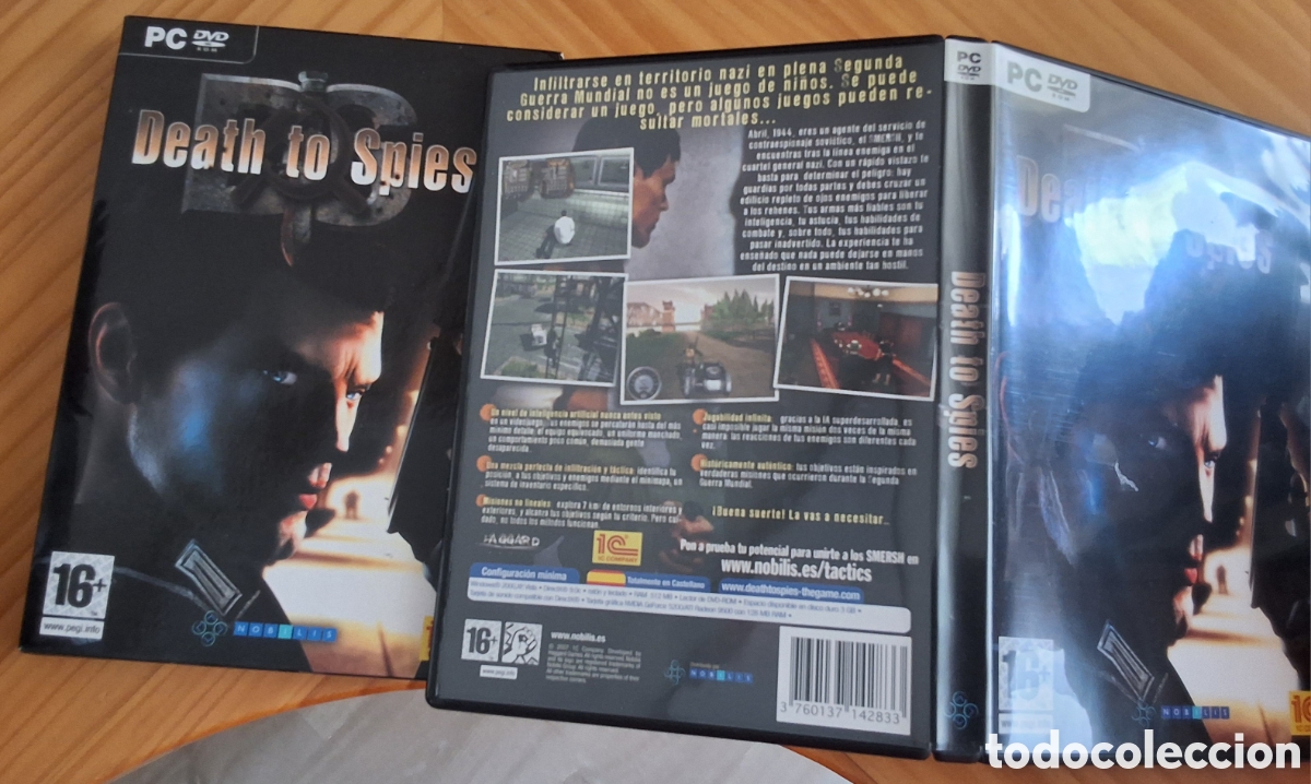 Videojuegos y Consolas: Death to spies juego para PC incluye funda, manual