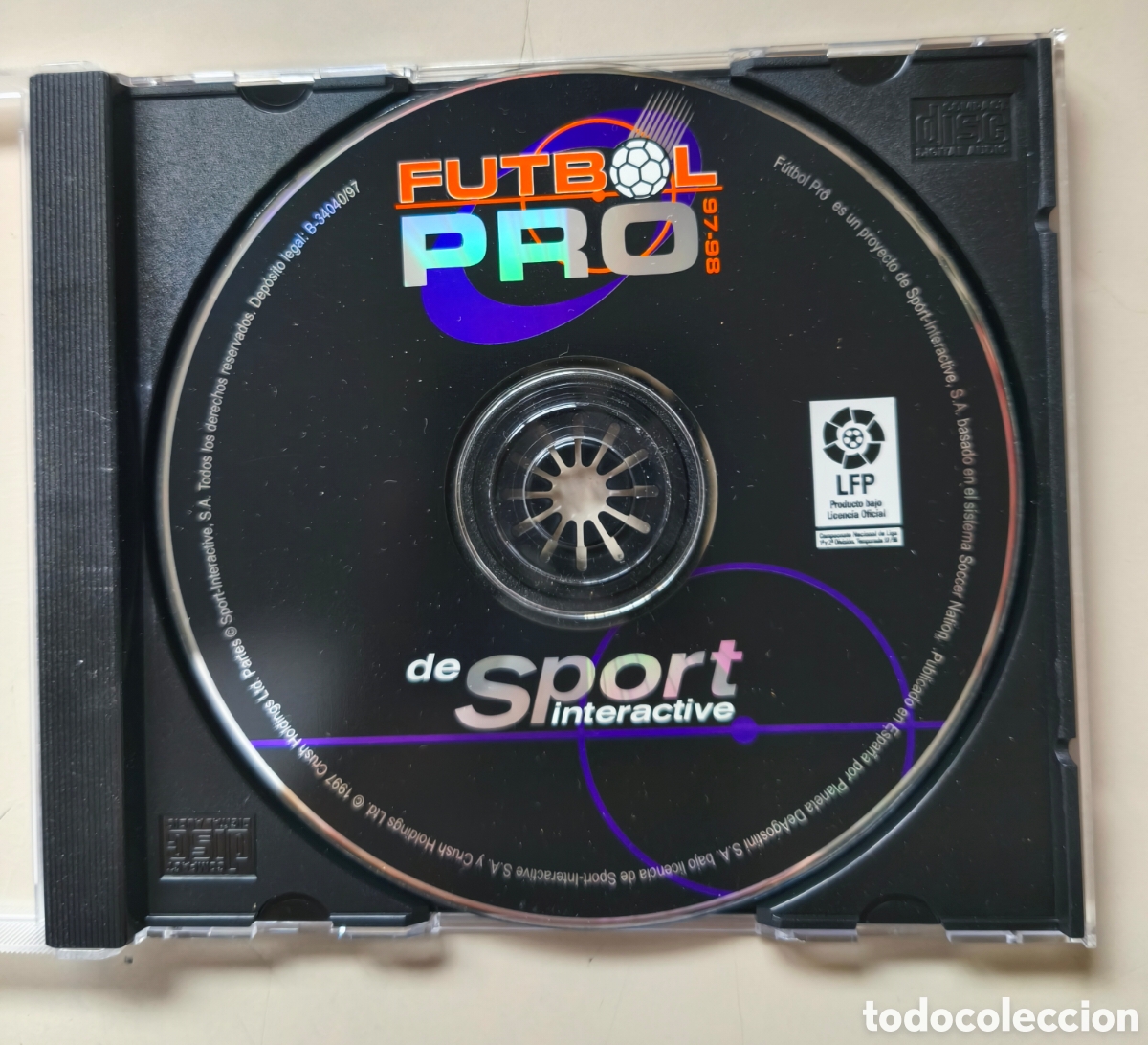 Videojuegos y Consolas: CD F&Uacute;TBOL PRO 97-98 DE SPORT INTERACTIVE