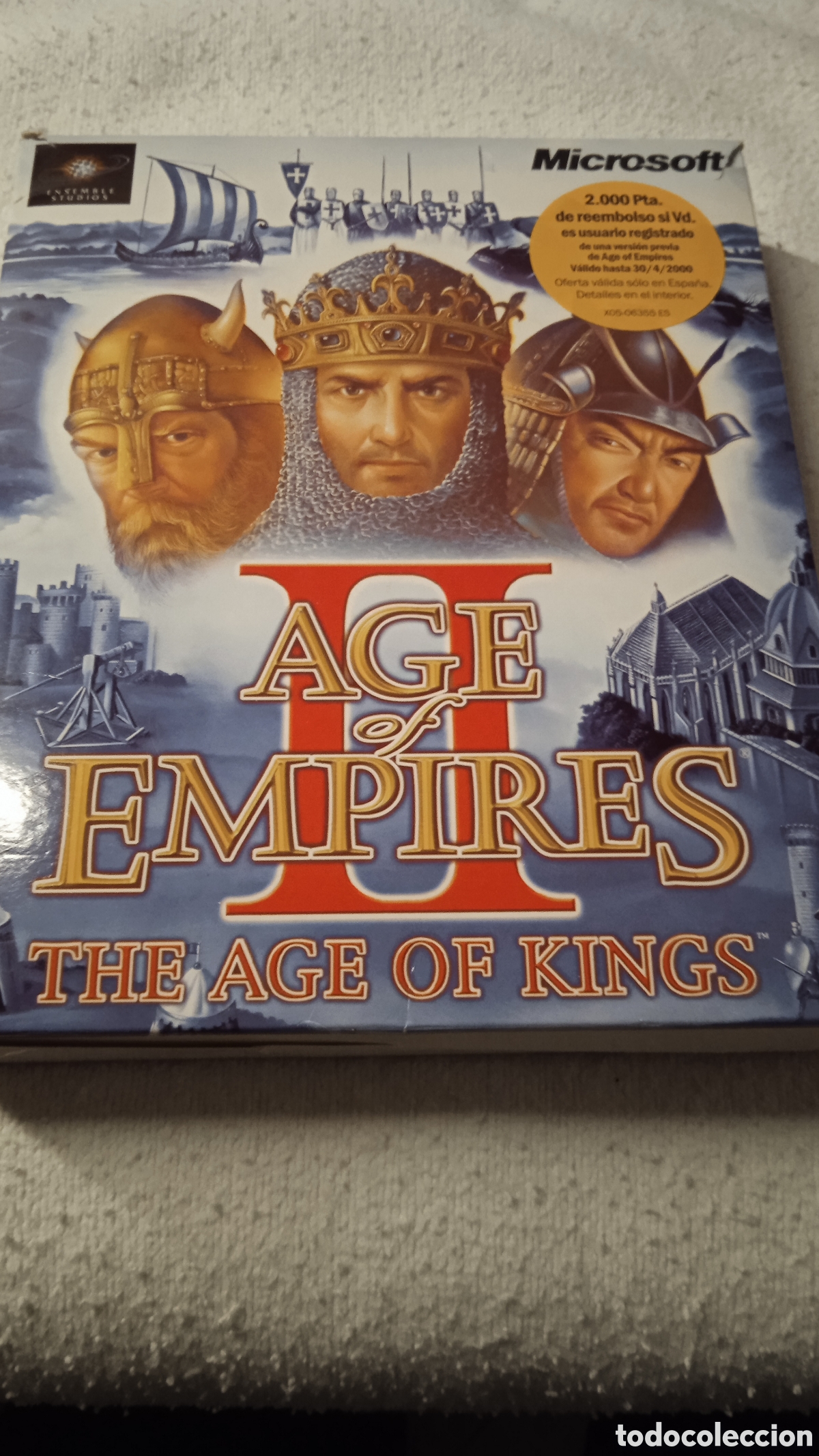 Videojuegos y Consolas: PC Age of Empires II: The Age of Kings Microsoft 1999 Ensemble Studios.