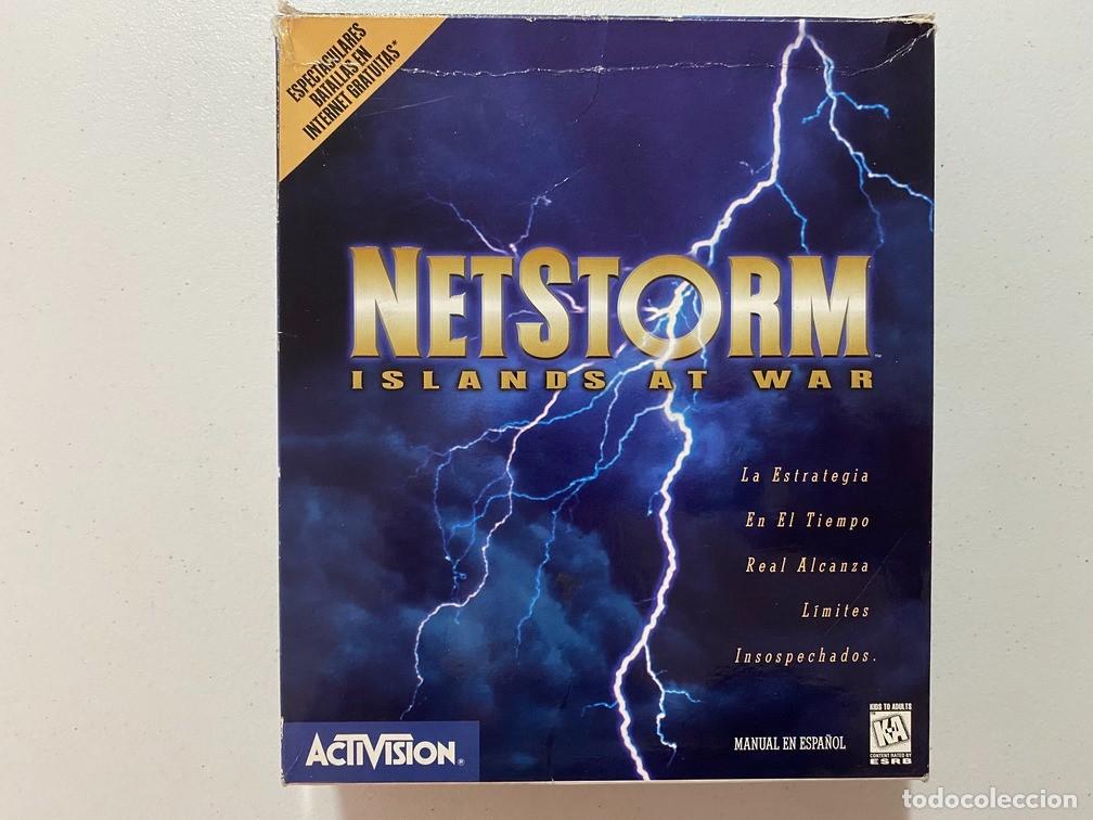 Videojuegos y Consolas: NET STORM - PC Videojuego Caja grande cart&oacute;n Big Box