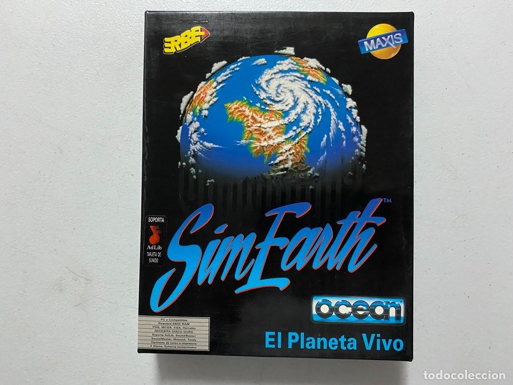Videojuegos y Consolas: SIM EARTH - PC Videojuego Caja grande cart&oacute;n Big Box