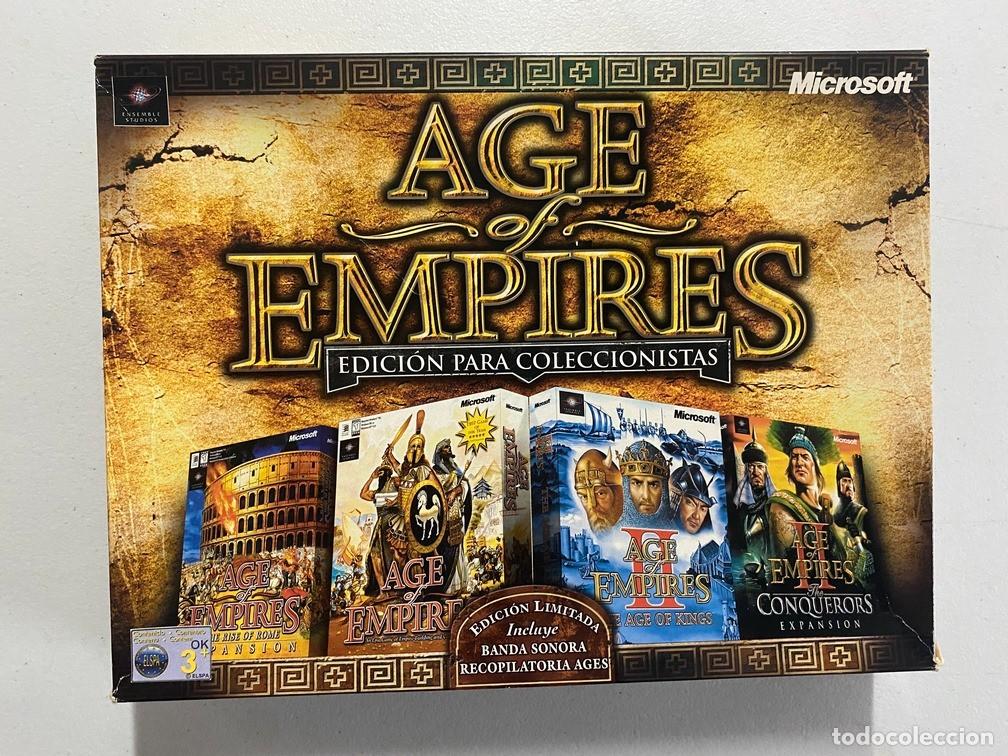 Videojuegos y Consolas: AGE OF EMPIRES COLECCIONISTA - PC Videojuego Caja grande cart&oacute;n Big Box