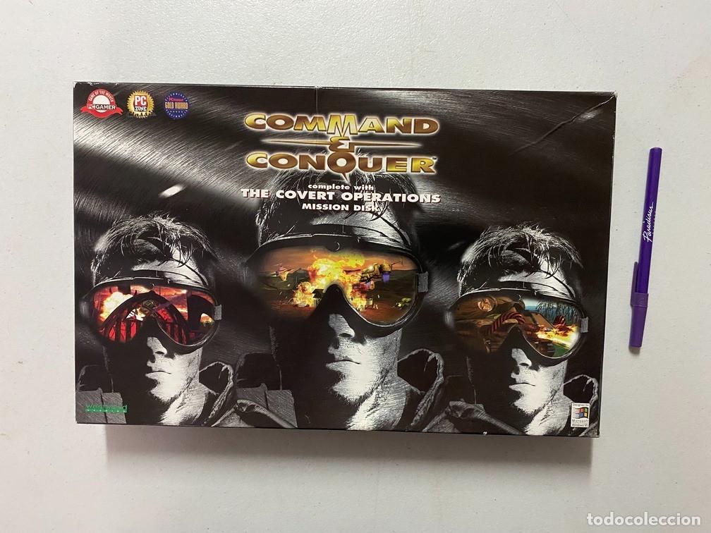 Videojuegos y consolas: COMMAND & CONQUER + COVERT OPERATIONS - PC Videojuego Caja grande cart&oacute;n Big Box - Foto 1